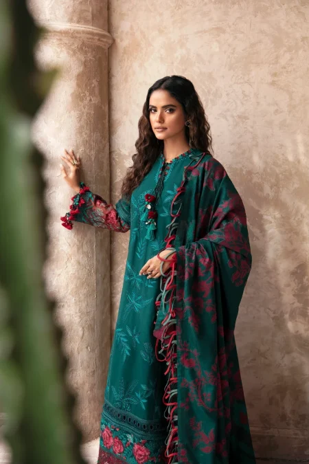 Ethnic Rozana Winter Embroidered Unstitched Suit-01- What U Wear