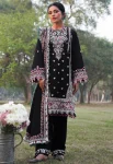 Zaha TALAYEH Luxury Embroidered Slub Khaddar 3pc-08