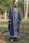 Zaha ZHIAN Luxury Embroidered Slub Khaddar 3pc-03