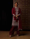 Nora Vol. 2: 3pc Unstitched Luxury Collection-03
