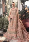 Maria.B Unstitched MBROIDERED | Pastel Pink BD-2706