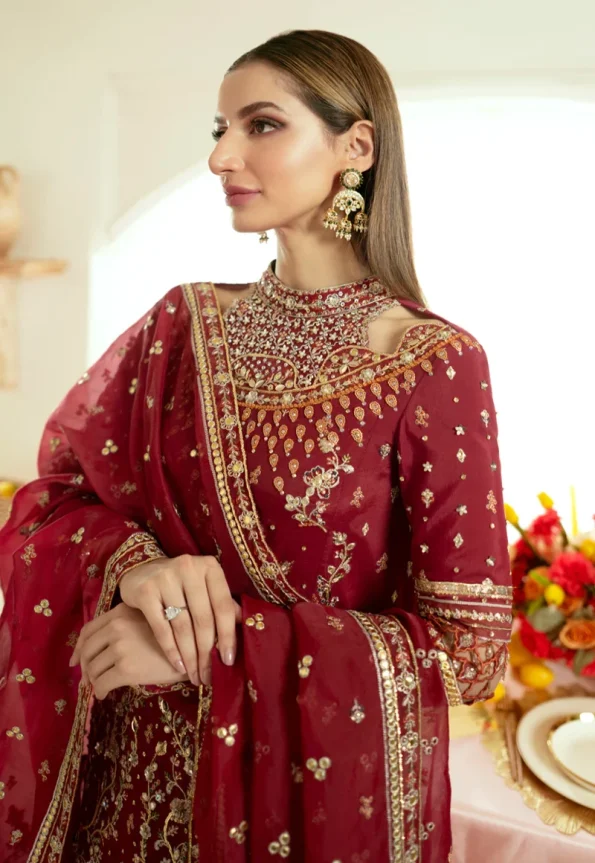 Qalamkar Wedding Formals 23- DN-03 ZAINA
