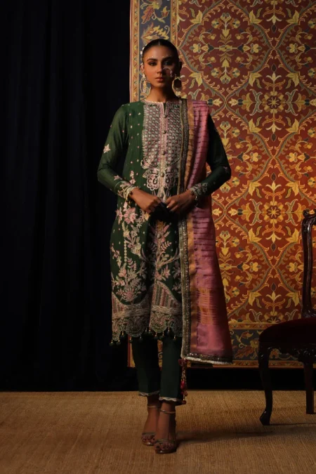 Nora Vol. 2: 3pc Unstitched Luxury Collection-04