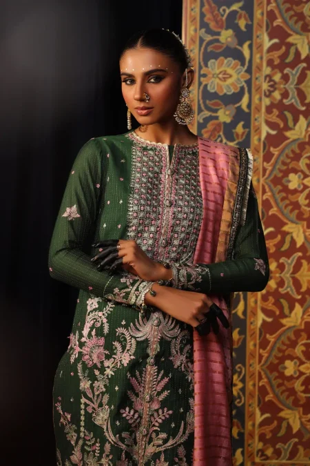 Nora Vol. 2: 3pc Unstitched Luxury Collection-04