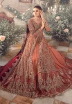 Maria.B Unstitched MBROIDERED | Salmon Pink BD-2701