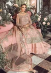Maria.B Unstitched MBROIDERED | Pastel Pink BD-2706