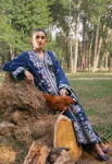 Zaha ZHIAN Luxury Embroidered Slub Khaddar 3pc-03