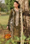 Zaha URSIYA Luxury Embroidered Slub Khaddar 3pc-05
