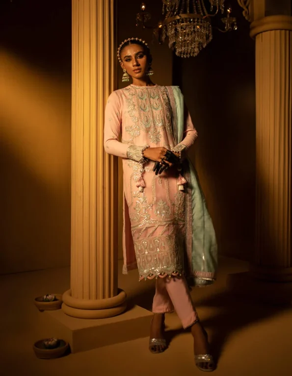 Nora Vol. 2: 3pc Unstitched Luxury Collection-07