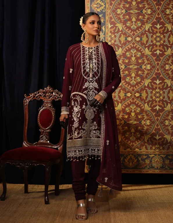 Nora Vol. 2: 3pc Unstitched Luxury Collection-08