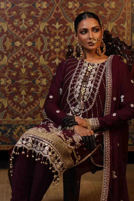 Nora Vol. 2: 3pc Unstitched Luxury Collection-08