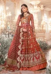 Maria.B Unstitched MBROIDERED | Maroon BD-2705