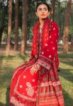 Zaha LINA Luxury Embroidered Slub Khaddar 3pc-07