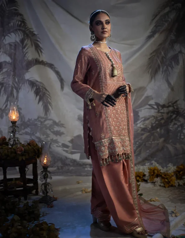 Nora Vol. 2: 3pc Unstitched Luxury Collection-09