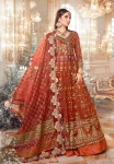 Maria.B Unstitched MBROIDERED | Maroon BD-2705