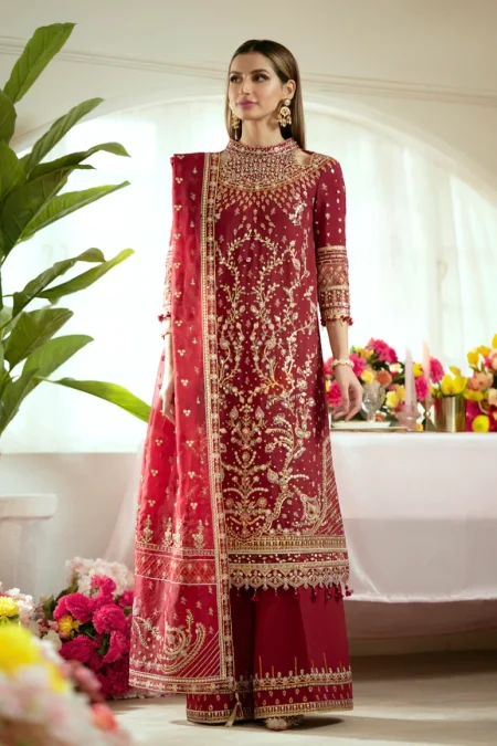 Qalamkar Wedding Formals 23- DN-03 ZAINA