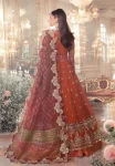 Maria.B Unstitched MBROIDERED | Maroon BD-2705