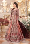 Maria.B Unstitched MBROIDERED | Salmon Pink BD-2701