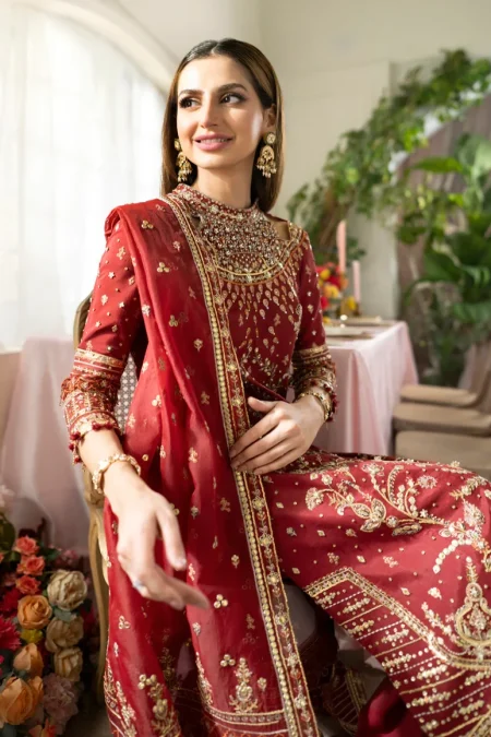 Qalamkar Wedding Formals 23- DN-03 ZAINA