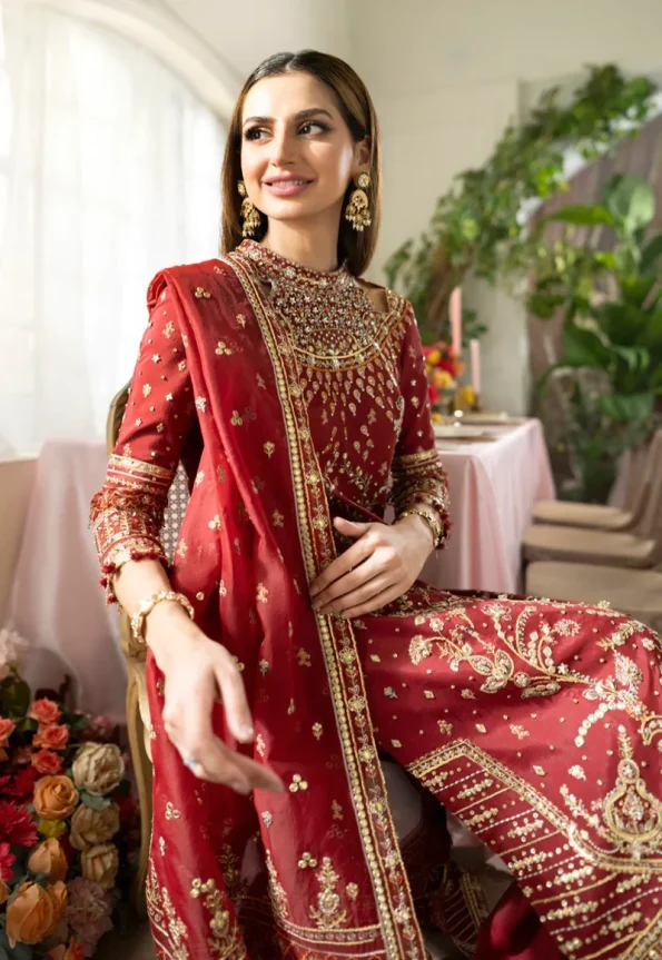Qalamkar Wedding Formals 23- DN-03 ZAINA