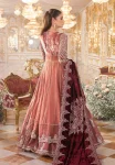 Maria.B Unstitched MBROIDERED | Salmon Pink BD-2701
