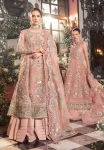 Maria.B Unstitched MBROIDERED | Pastel Pink BD-2706