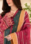Qalamkar Luxe Silk Unstitched 3pcs-08