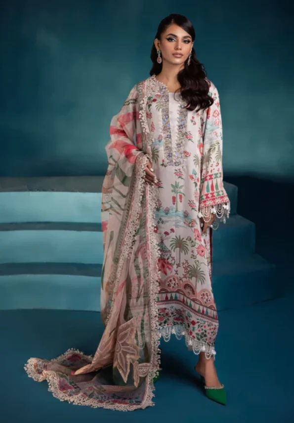 Nureh Secretoria Embroidered Silk Unstitched 3Pcs-05