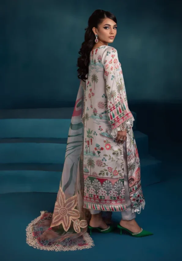 Nureh Secretoria Embroidered Silk Unstitched 3Pcs-05