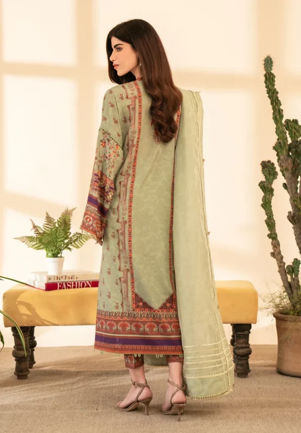 Qalamkar Luxe Silk Unstitched 3pcs-03