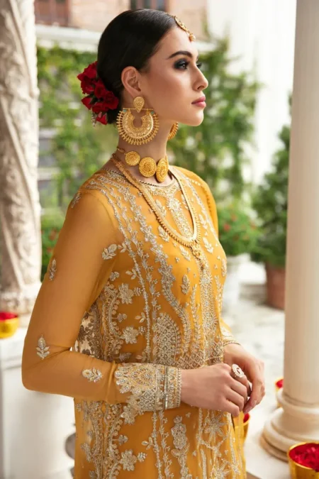 Saad Shaikh -Formal Collection - Panache -Marigold