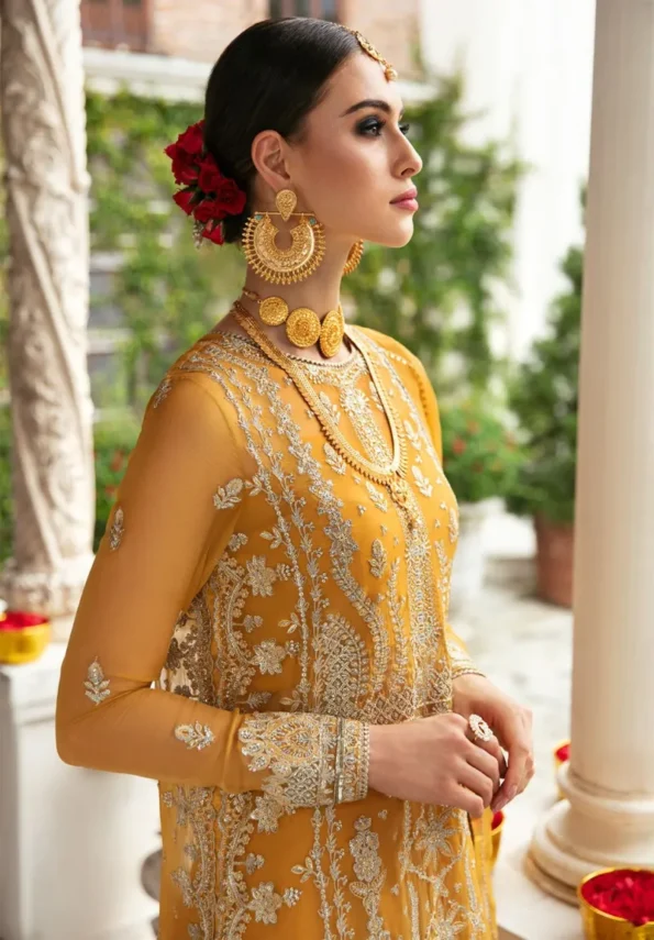 Saad Shaikh -Formal Collection – Panache -Marigold