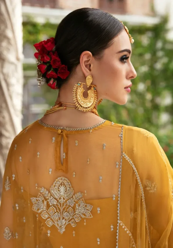 Saad Shaikh -Formal Collection – Panache -Marigold