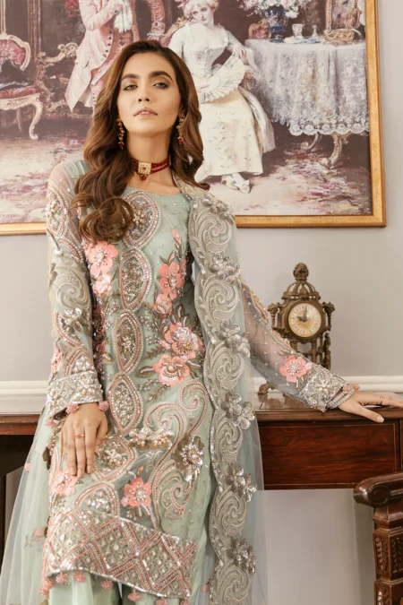 Akbar Aslam- Organza Suit-ANGELICA-05