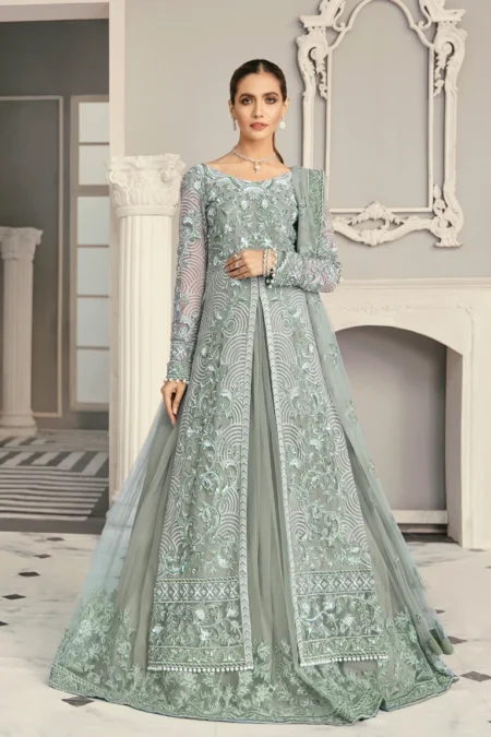 Akbar Aslam- Organza Suit-VERONICA-07