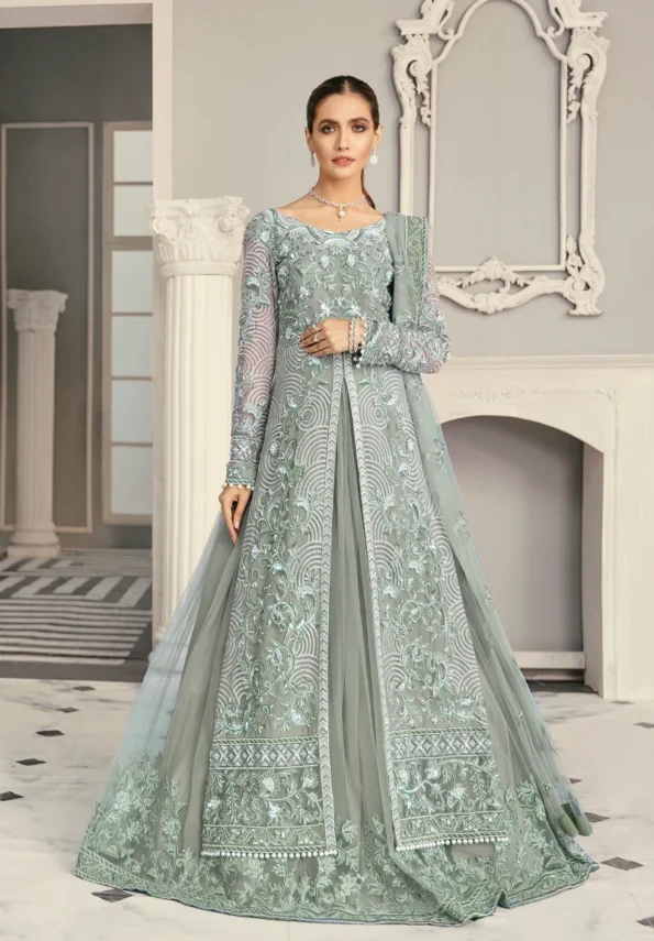 Akbar Aslam- Organza Suit-VERONICA-07