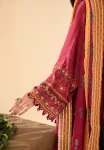 Qalamkar Luxe Silk Unstitched 3pcs-08