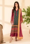 Qalamkar Luxe Silk Unstitched 3pcs-08
