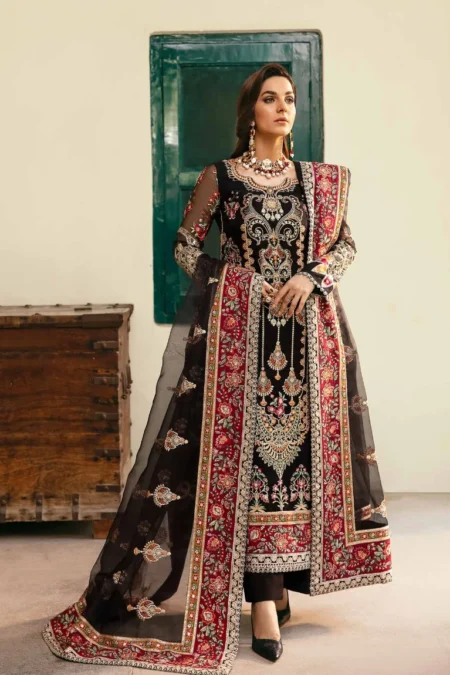 Akbar Aslam- Organza Suit-AMARI-09