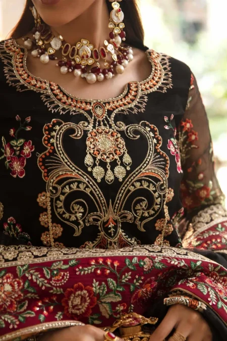 Akbar Aslam- Organza Suit-AMARI-09
