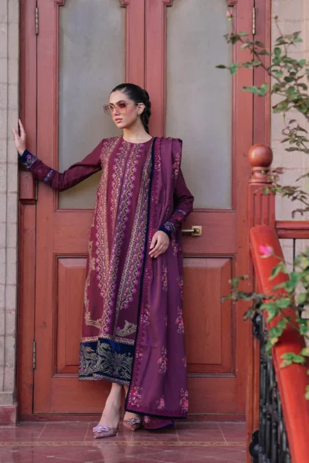 Saira Rizwan Winter Unstitched- ZAYNEM SR-02
