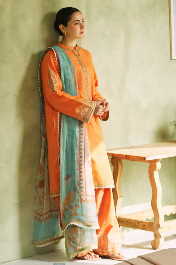 Zara Shahjahan-Coco Lawn Unstitched ’24 MORNI-9B