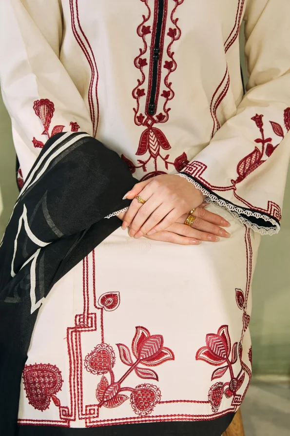 Zara Shahjahan-Coco Lawn Unstitched ’24 GUL MOHAR-3A