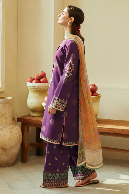 Zara Shahjahan-Coco Lawn Unstitched '24 MORNI-9A