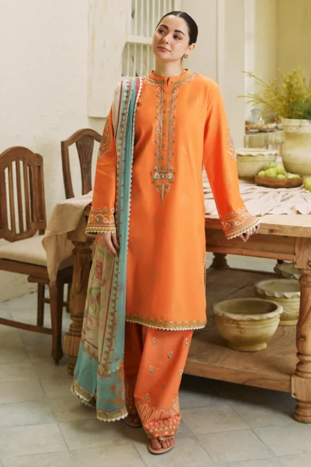 Zara Shahjahan-Coco Lawn Unstitched '24 MORNI-9B