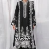 Zaha FIRUZEH Luxury Embroidered Karandi 3pc-09