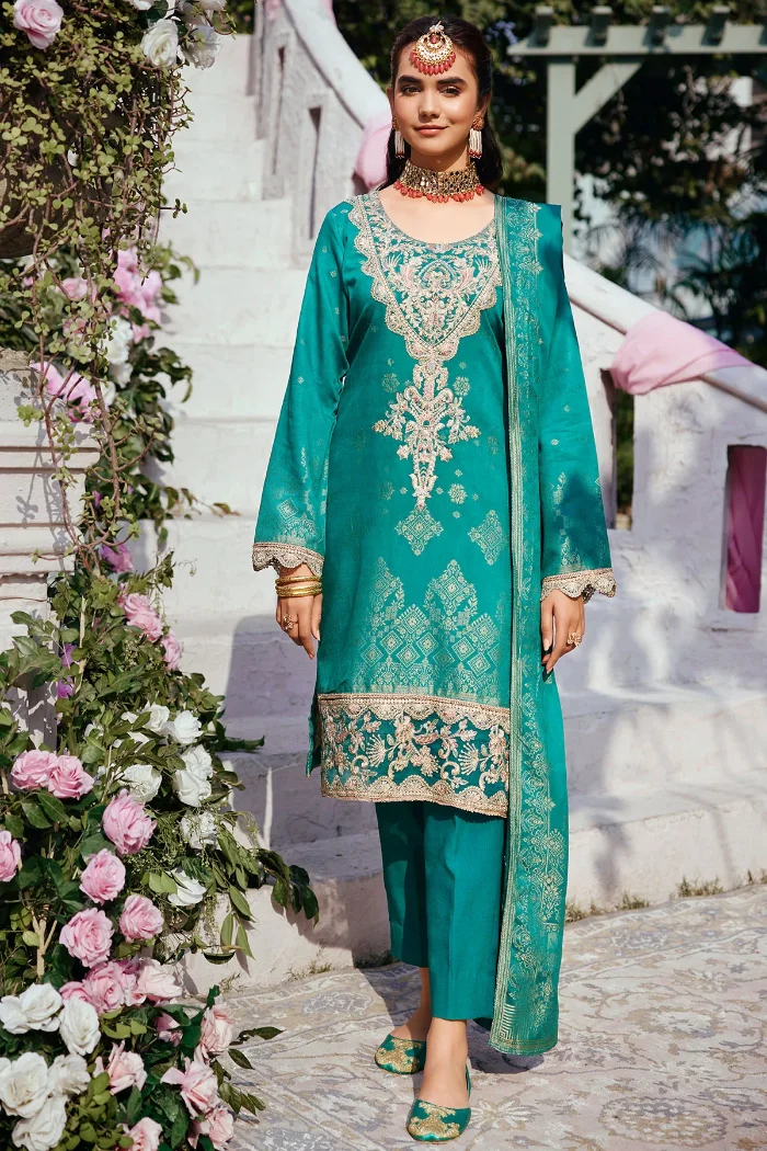 Motifz-Cyra Embroidered Jacquard Unstitched- What U Wear