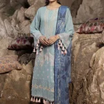 Adans Libas By Hafsa Zia Embroidered Lawn 3pcs