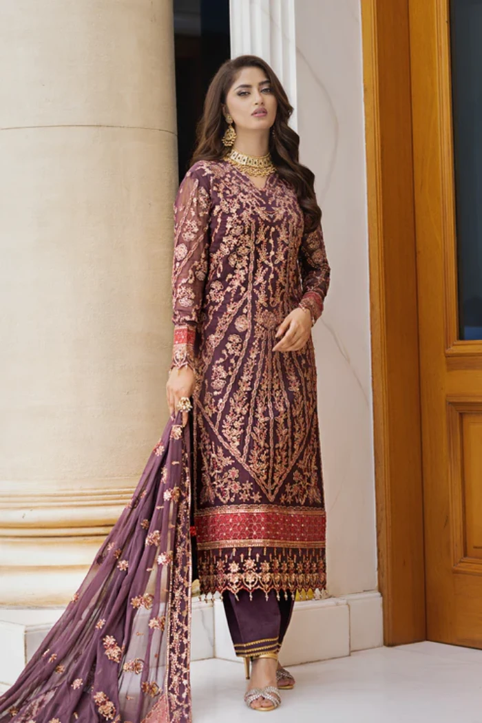 Emaan Adeel- ISHQ AATISH Luxury 3pc- GULNAZ- What U Wear