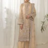 Mahiz Embroidered Semi Stitched Chiffon 3Pcs- What U Wear